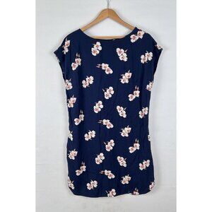 Patagonia June Lake Dress Women’s Medium Navy Mariposa Lily Worn Wear Tencel